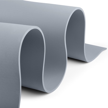 Wakeman Large Yoga Mat - 6x4 Non-Slip 8mm Exercise Mat for Home Workouts by Blue 80-5223